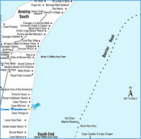 Map of Ambergris Caye